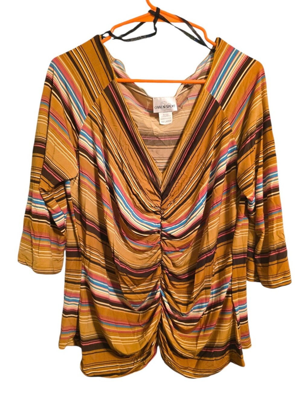 Vintage | Y2K Stripe Top
